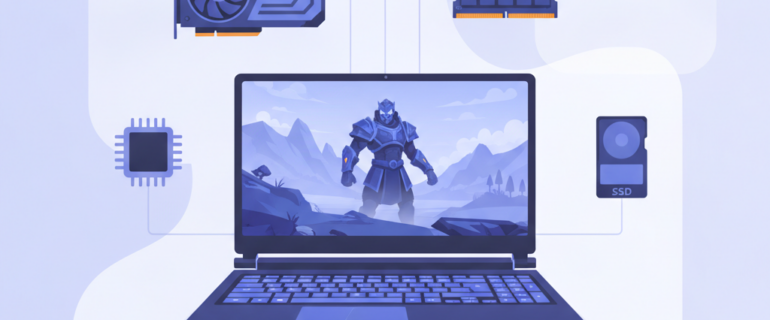 Fiyat/Performans Oyun Laptopu Rehberi (2026) (AI Görsel) Fiyat/Performans Oyun Laptopu Rehberi (2026) (AI Görsel) – Ankara bilgisayar ...