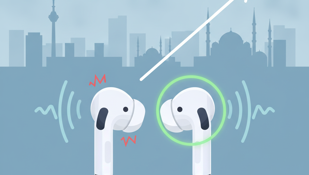 AirPods Pro 3 ANC Açıkken Cızırtı/Islık: Net Çözüm Sırası (Ankara) (AI Görsel...