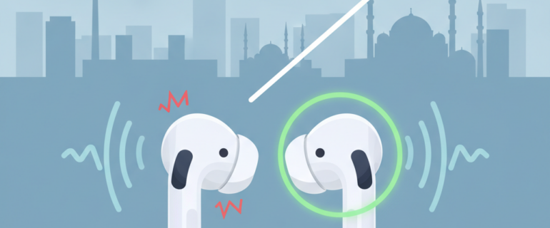 AirPods Pro 3 ANC Açıkken Cızırtı/Islık: Net Çözüm Sırası (Ankara) (AI Görsel) AirPods Pro 3 ANC Açıkken Cızırtı/Islık: Net Çözüm Sırası (Ankara) (AI Görsel...